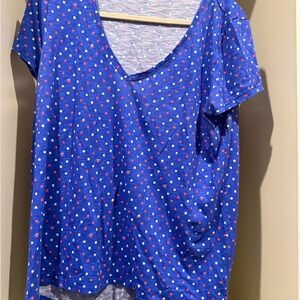 Lilly Pulitzer Blue Relaxed Short Sleeve Tee